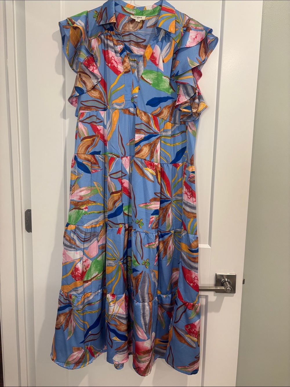 Umgee Women’s Sleeveless Maxi or Midi Dress Medium